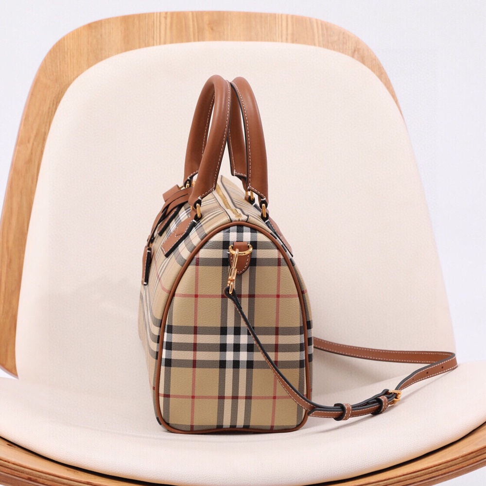 [버버리] Burberry Bag 버버리 빈티지 미니 체크 토트백 30X15X21cm