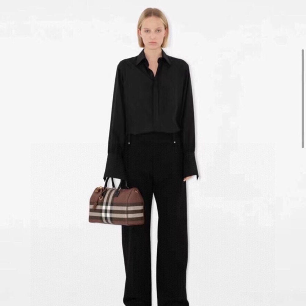 [버버리] Burberry Bag 버버리 빈티지 미니 체크 토트백 30X15X21cm