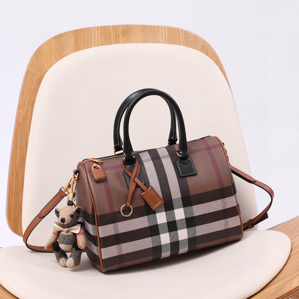 [버버리] Burberry Bag 버버리 빈티지 미니 체크 토트백 30X15X21cm