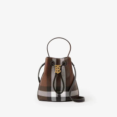 [버버리] Burberry Bag 버버리 체크 스몰 버킷백 16x10.5x18cm 17.5x10