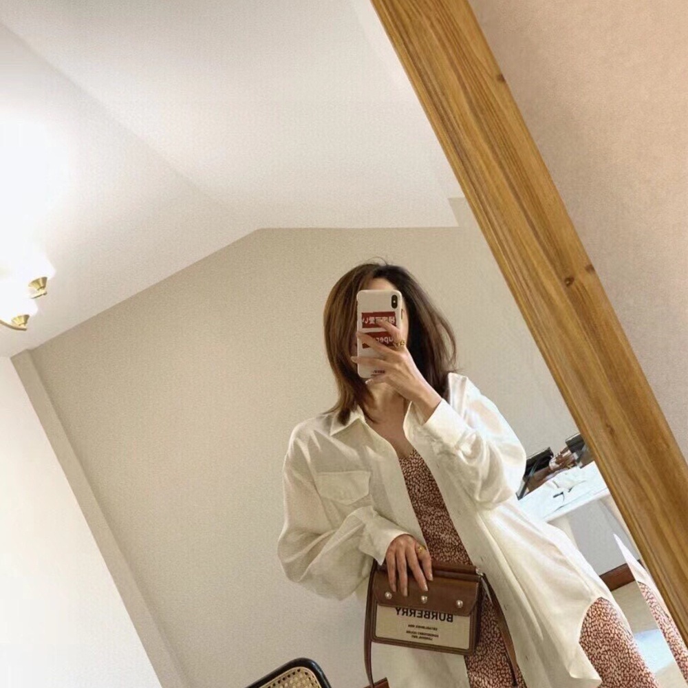 [버버리] Burberry Bag 버버리 호스페리 로고 캔버스 레더 미니 포켓백 19X15X5cm 23X26cm