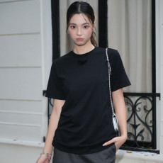 [프라다] PRADA 펄 델타 로고 티셔츠