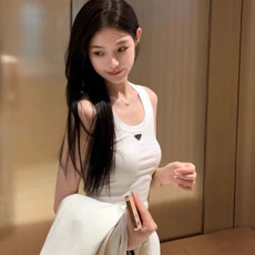 [프라다] PRADA 로고 슬리브리스