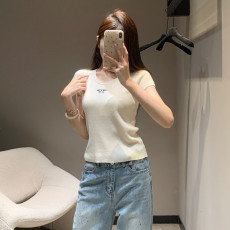 [프라다] PRADA 모노그램 자수 로고 니트