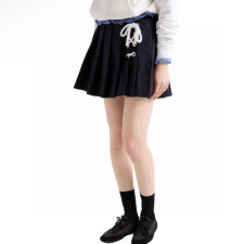 [프라다] PRADA 하이웨이스트 플리츠 스커트