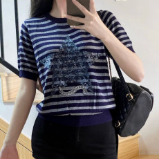 [디올] DIOR 스타 리본 니트 티셔츠