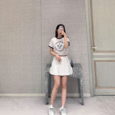 [디올] DIOR 테니스 라켓 라운드 플라워 티셔츠