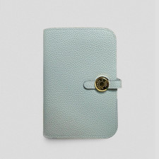 [에르메스] HERMES-Dogon 여권 지갑 Togo – Bleu Ciel  Gold