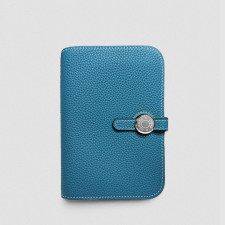 [에르메스] HERMES-Dogon 여권 지갑 Togo – Mykonos  Silver