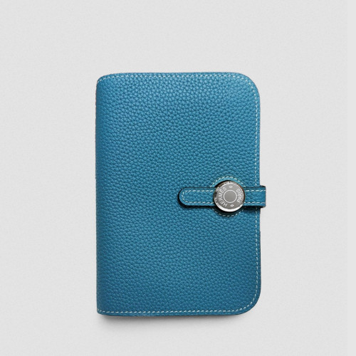 [에르메스] HERMES-Dogon 여권 지갑 Togo – Mykonos  Silver