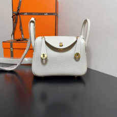 [에르메스] HERMES- 린디 미니 토고 골드 실버