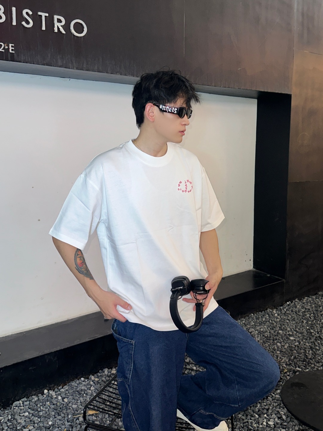 [디올] DIOR 플로랄 로고 티셔츠