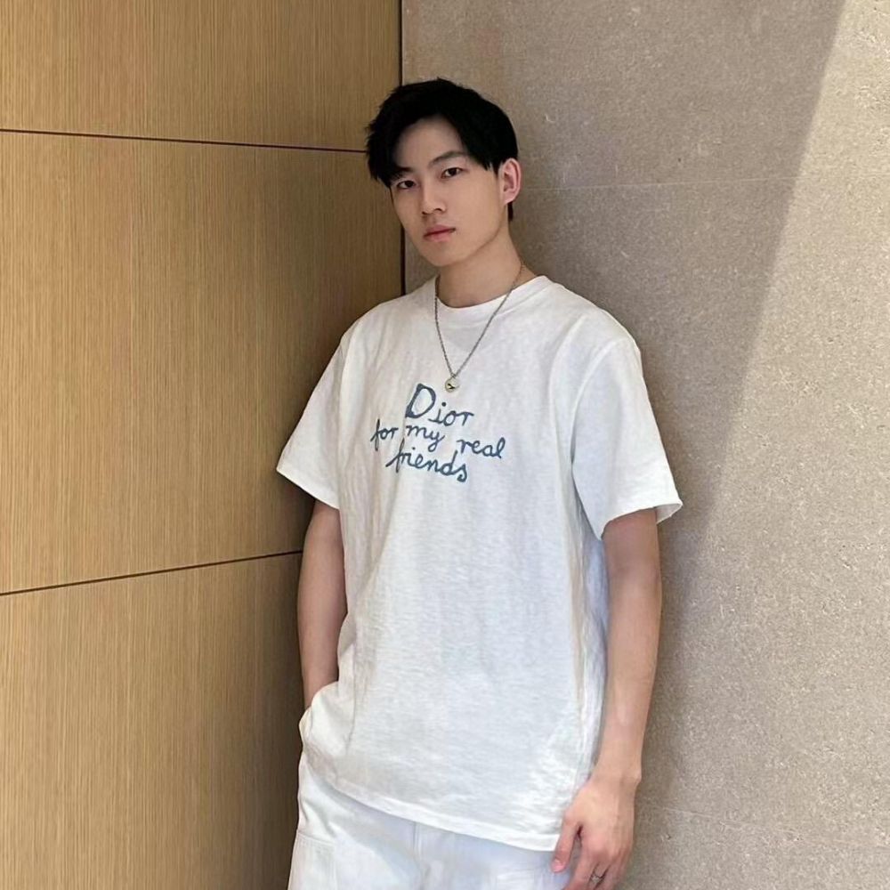 [디올] DIOR 패치 시그니처 자수 티셔츠