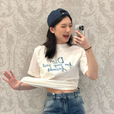 [디올] DIOR 패치 시그니처 자수 티셔츠