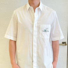 [디올] DIOR 릴리 오브 더 밸리 자수 폴로셔츠