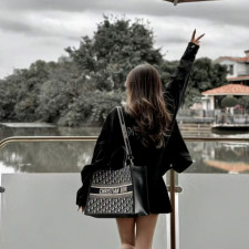 [디올]DIOR-미디엄 스트랩 북 토트백