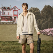 [디올] DIOR CD 퀼티드 스트라이프 블랜디드 쇼츠