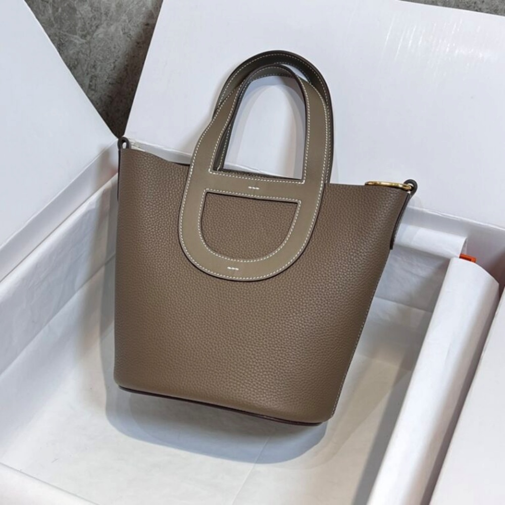 [에르메스] HERMES-In The Loop 18cm Clemence Noir – Silver