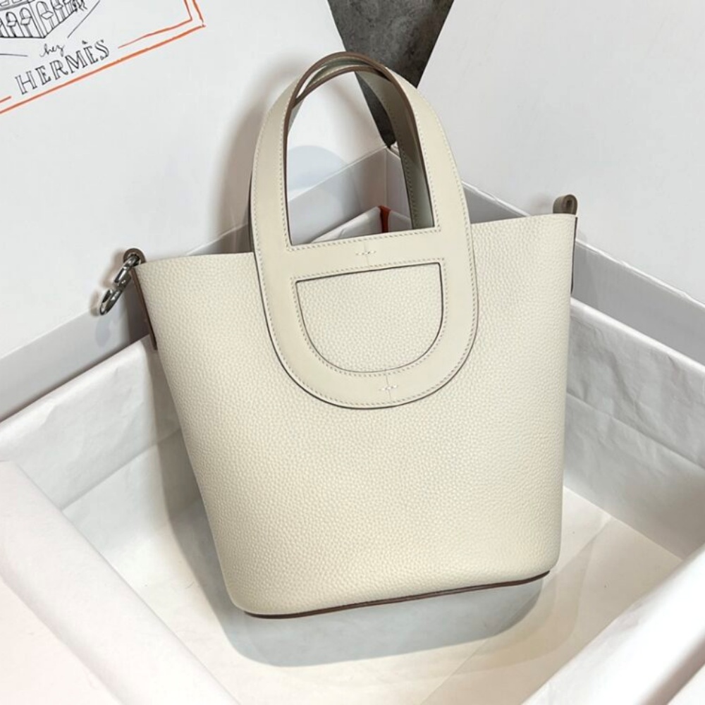 [에르메스] HERMES-In The Loop 18cm Clemence Noir – Silver