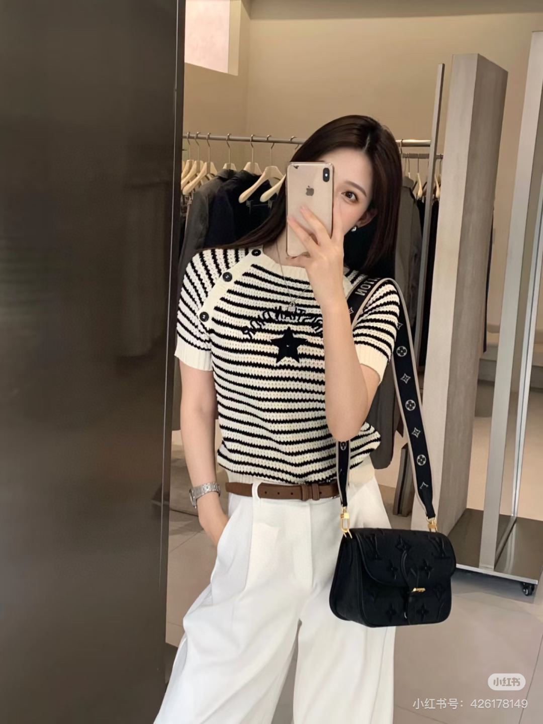 [디올] DIOR 마리니에르 반소매 스웨터