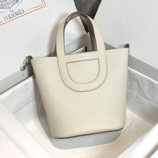 [에르메스]HERMES- In The Loop 18cm Clemence Noir – Silver