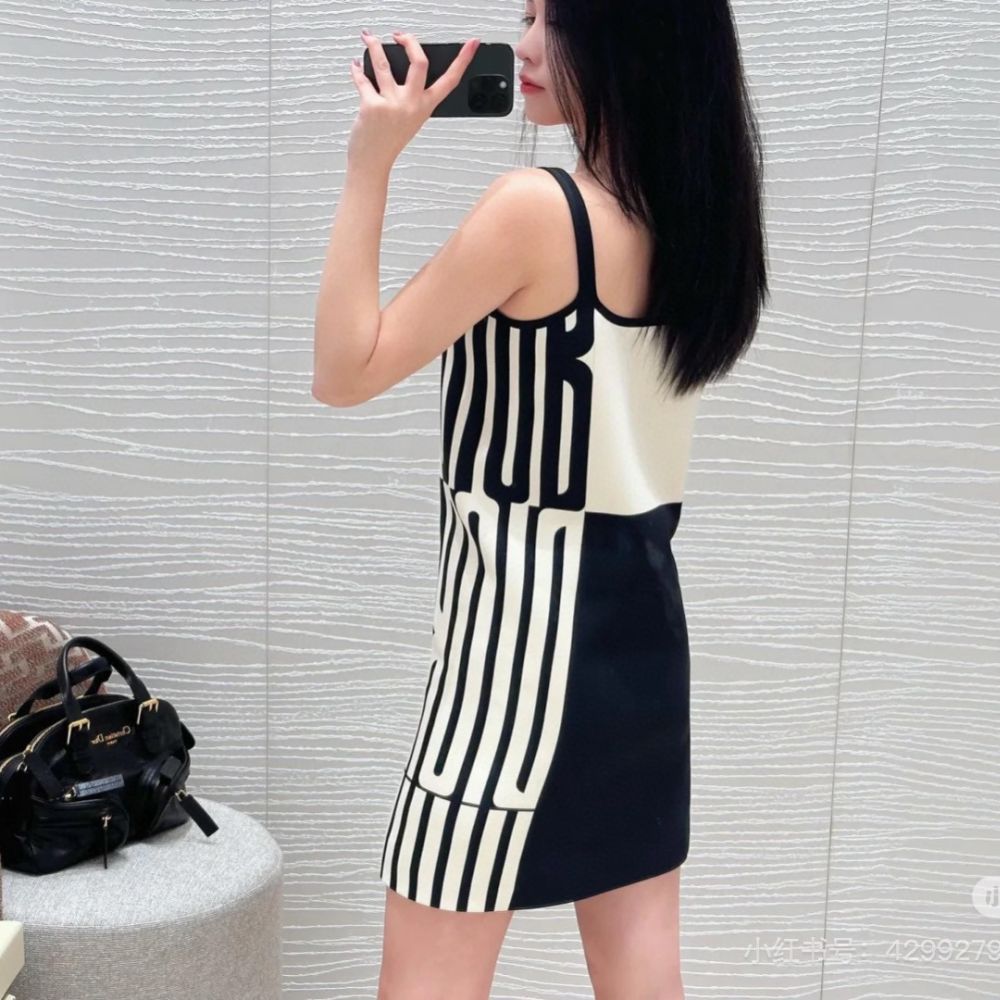 [디올] DIOR CD 슬리 드레스