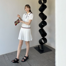 [디올] DIOR 캐주얼 시리즈 폴로 넥 드레스