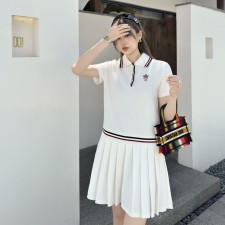 [디올] DIOR 캐주얼 시리즈 폴로 넥 드레스