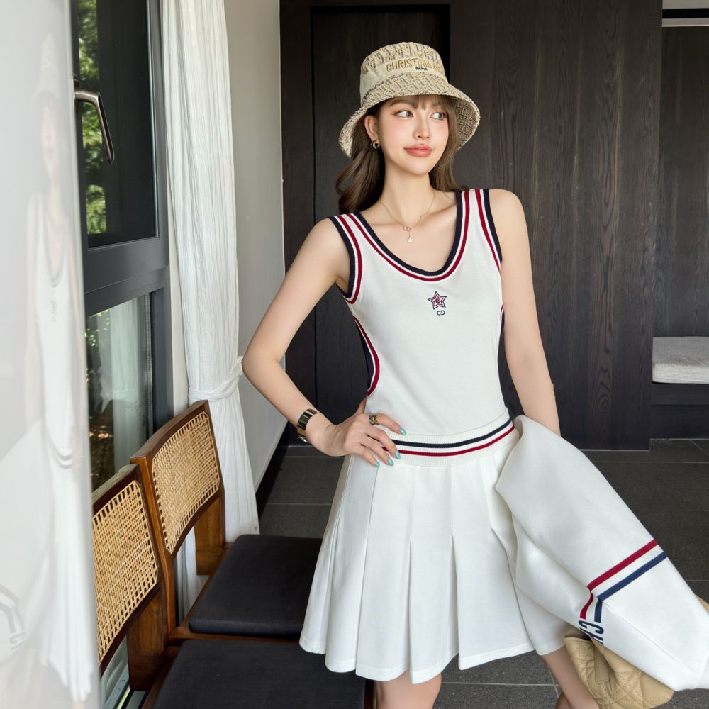 [디올] DIOR 캐주얼시리즈 서스펜더 컷아웃 드레스