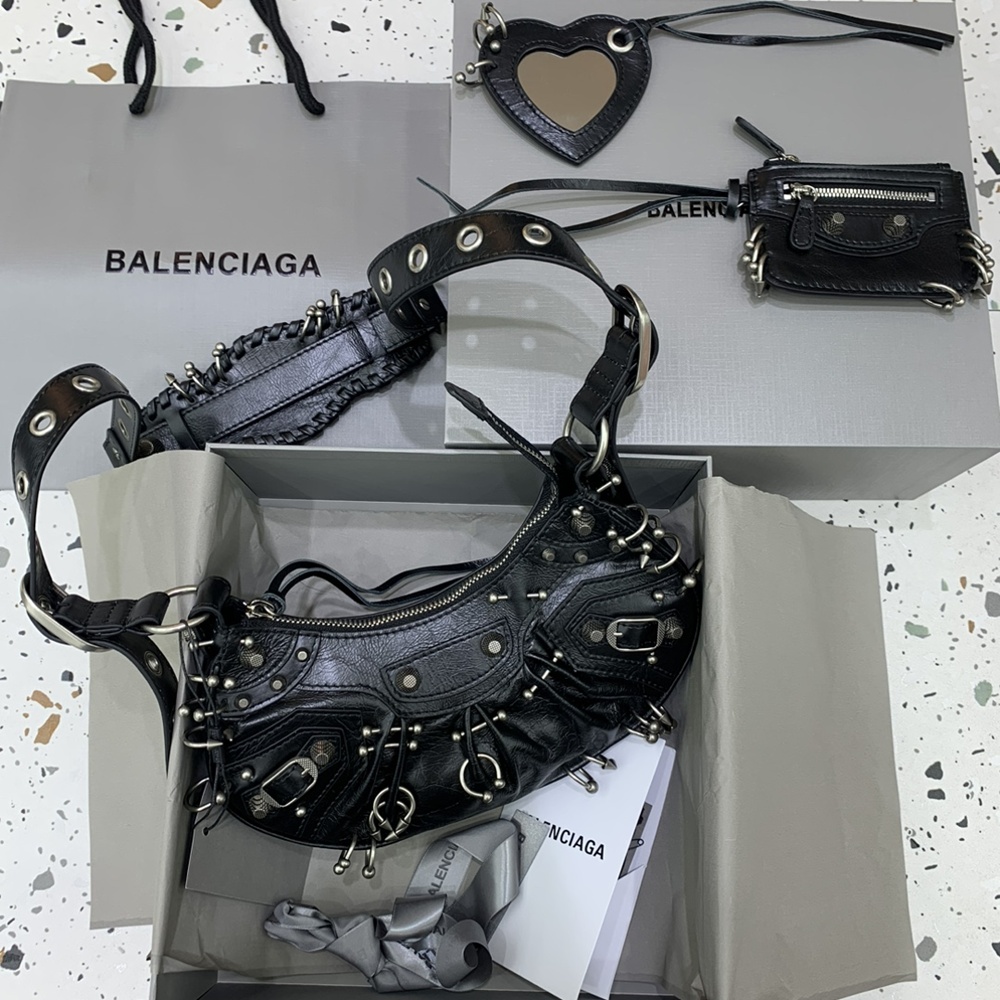 [발렌시아가] Balenciaga Balenciag Le Cagole 르 카골 숄더 백 26x12x6cm 33x16x8cm