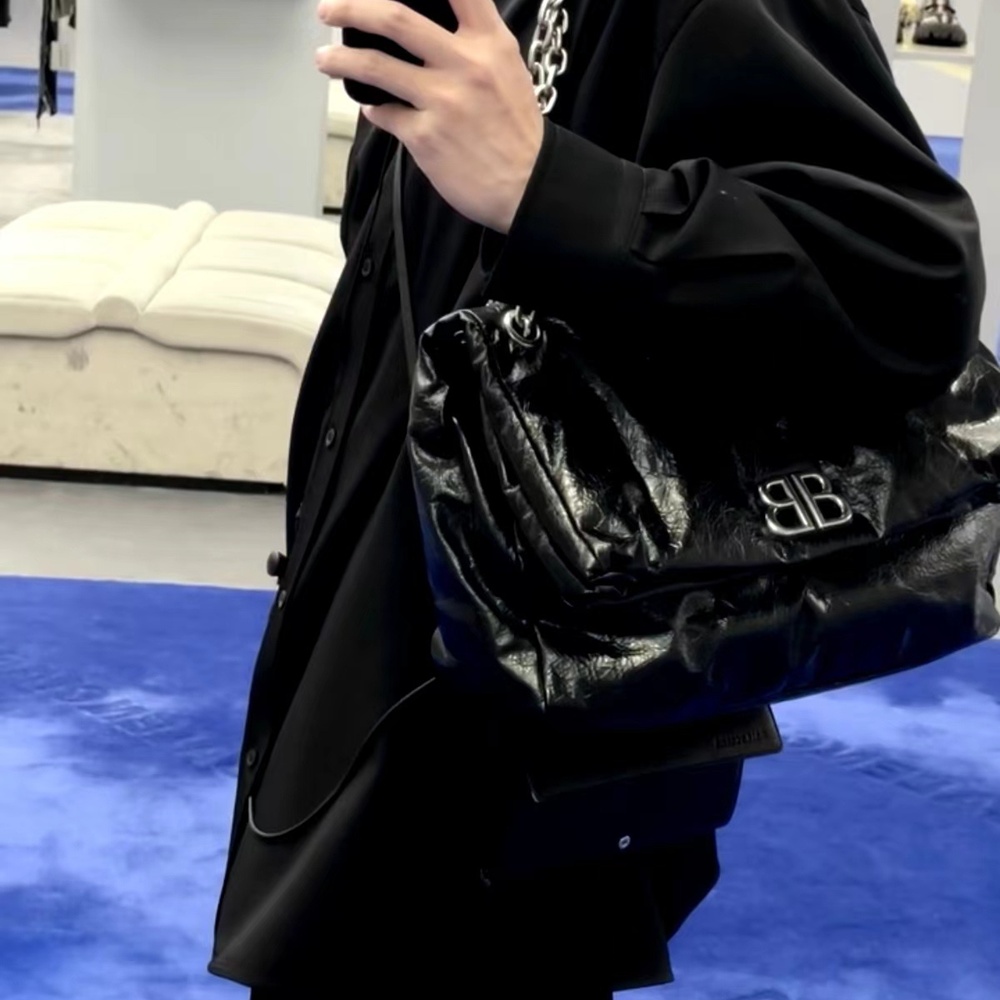 [발렌시아가] Balenciaga Le Monaco 모나코 체인 숄더 백 43.5x32x13cm