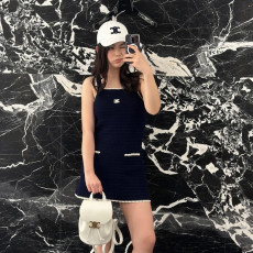 [셀린느] CELINE 트리옴프 로고 니트 드레스