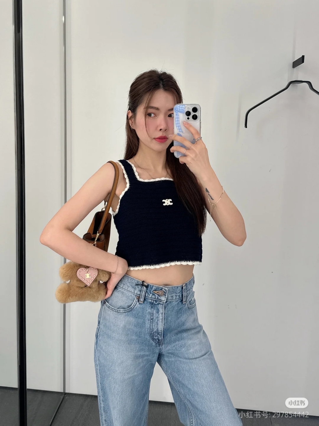 [셀린느] CELINE 크로켓 트리옴프 니트 슬리브리스