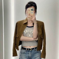 [셀린느] CELINE 모노그램 프린트 슬리브리스