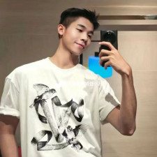 [루이비통] LOUIS VUITTON 화이트 도브 프린트 티셔츠