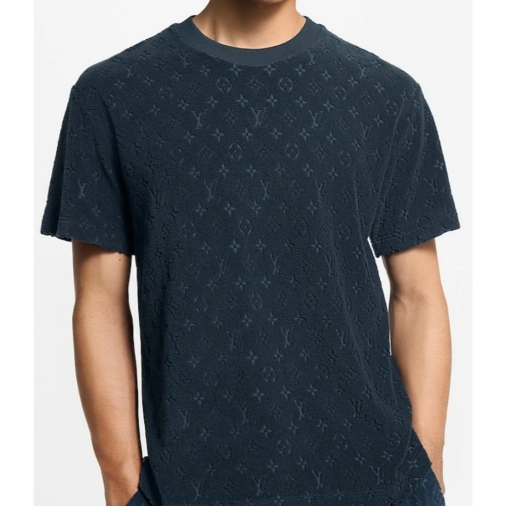 [루이비통] LOUIS VUITTON 테리 올드플라워 자가드 티셔츠