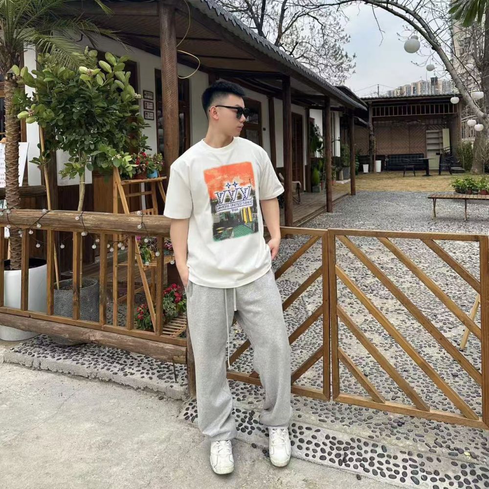 [루이비통] LOUIS VUITTON 월드맵 패턴 핫 다이아몬드 티셔츠