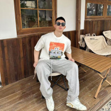 [루이비통] LOUIS VUITTON 월드맵 패턴 핫 다이아몬드 티셔츠