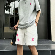 [루이비통] LOUIS VUITTON 로고 프린트 쇼츠