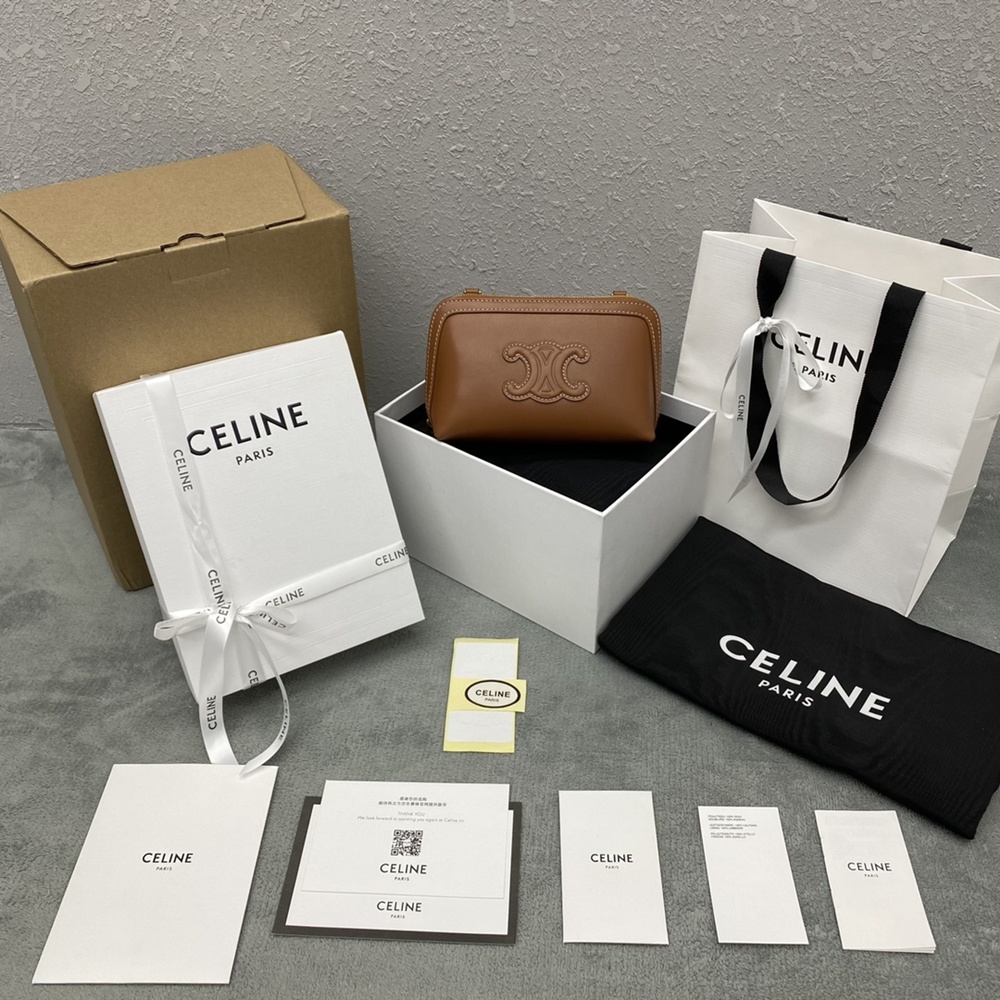 [셀린느] 100382 Celine Bag 셀린느 트리오페 미니 캔바스 숄더 체인백 16x11x8cm