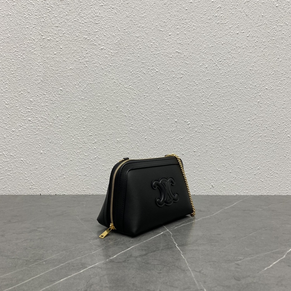 [셀린느] 100382 Celine Bag 셀린느 트리오페 미니 캔바스 숄더 체인백 16x11x8cm