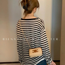 [셀린느] 100382 Celine Bag 셀린느 트리오페 미니 캔바스 숄더 체인백 16x11x8cm