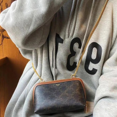 [셀린느] 100382 Celine Bag 셀린느 트리오페 미니 캔바스 숄더 체인백 16x11x8cm
