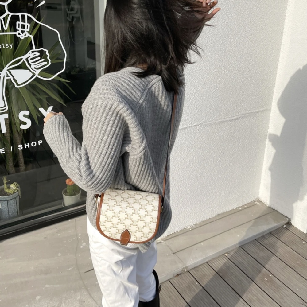 [셀린느] 191502 Celine Bag FOLCO 셀린느 폴코 숄더백 18x16x10cm