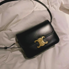 [셀린느] CELINE TRIOMPHE SHOULDER BAG - 셀린느 트리오페 숄더백 18x14x6cm