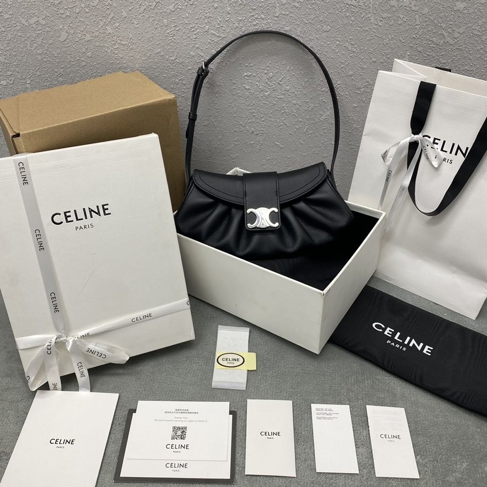 [셀린느] 119883 Celine Bag 셀린느 CELINE 틴 폴리 - 서플 그레인 카프스킨 29.5x3x14.5cm 