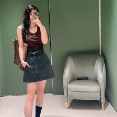 [프라다] PRADA 프라이앵글 로고 슬리브리스