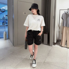 [프라다] PRADA 사이드 나일론 포켓 카고 쇼츠