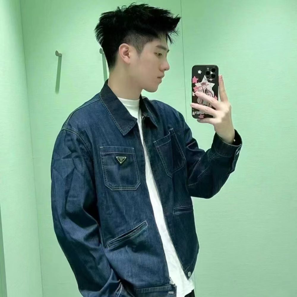 [프라다] PRADA 포-포켓 데님 자켓