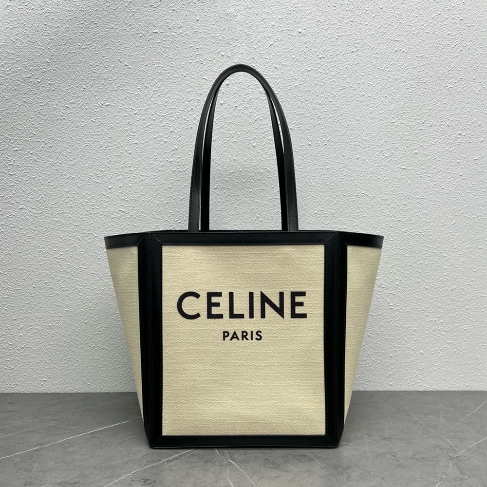 [셀린느] 197532 Celine Bag 셀린느 로고 스퀘어 카바스 토트백 27×31×26cm